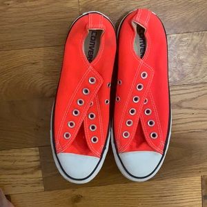 Bright red chuck taylors!